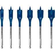 Комплект плоски свредла EXPERT Self Cut Speed 13/16/19/20/22/25 mm 6 бр., 2608900333, BOSCH