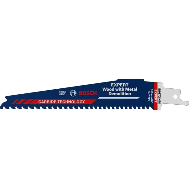 Нож за саблен трион EXPERT 'Wood with Metal Demolition' S 967 XHM 1 бр., 2608900396, BOSCH