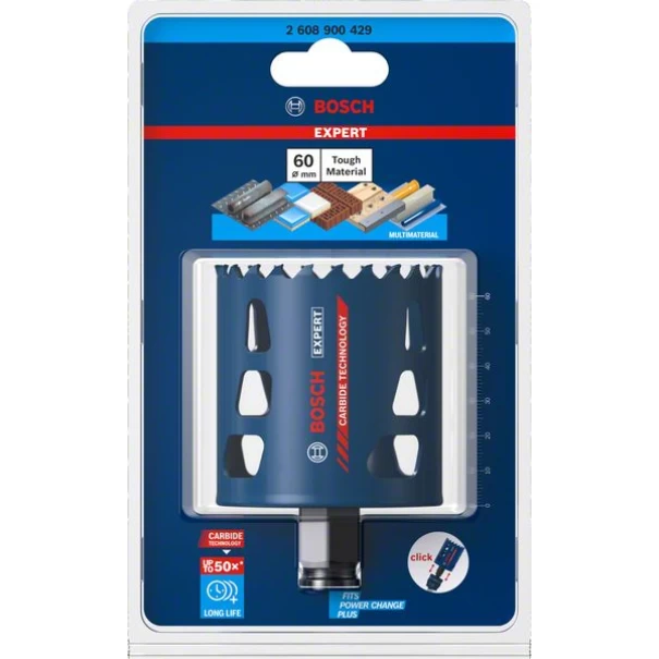 Боркорона EXPERT Tough Material 60 x 60 mm, 2608900429, BOSCH
