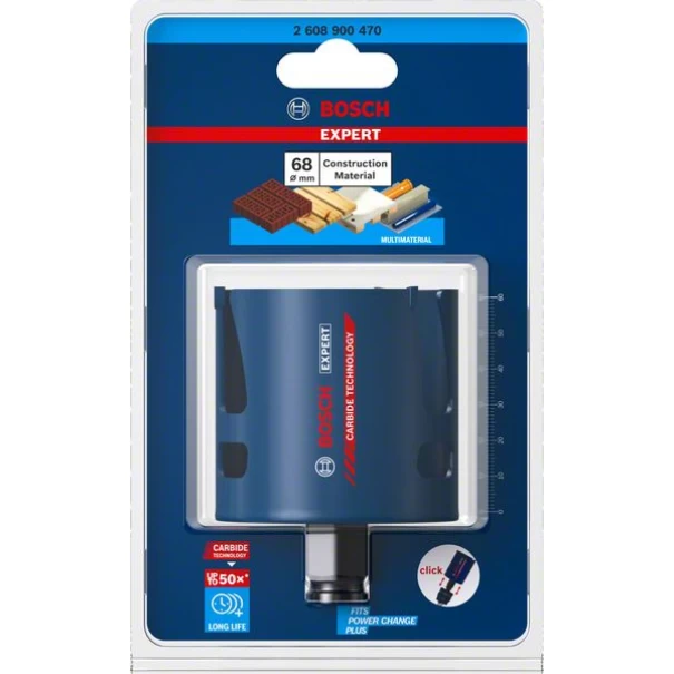 Боркорона EXPERT Construction Material 68 x 60 mm, 2608900470, BOSCH