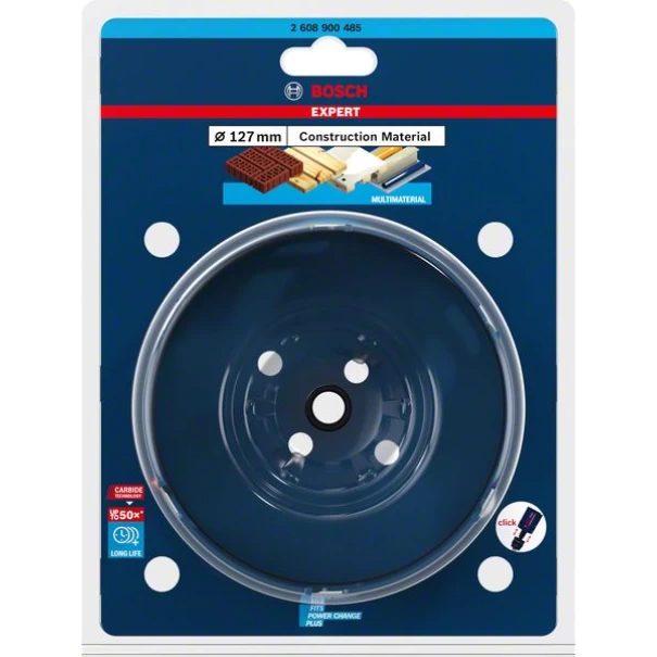 Боркорона EXPERT Construction Material 127 x 60 mm, 2608900485, BOSCH