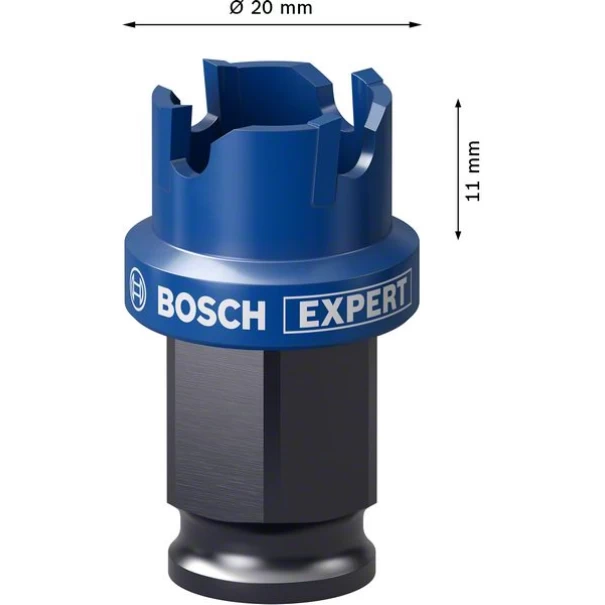 Боркорона EXPERT Sheet Metal 20 x 5 mm, 2608900491, BOSCH