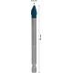 Свредло EXPERT HEX-9 HardCeramic 8 x 90 mm, 2608900592, BOSCH