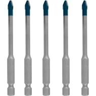 Комплект свредла за керемиди EXPERT HEX-9 HardCeramic, 5 mm 5бр, 2608900598, BOSCH