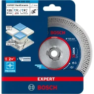 Диамантен диск EXPERT HardCeramic X-LOCK 125 x 22,23 x 1,4 x 10 mm, 2608900658, BOSCH
