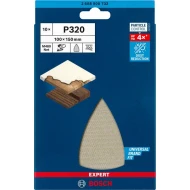 Абразивна мрежа EXPERT M480 за мултишлифовъчни машини, 100 x 150 mm, G 320, 10бр, 2608900732, BOSCH