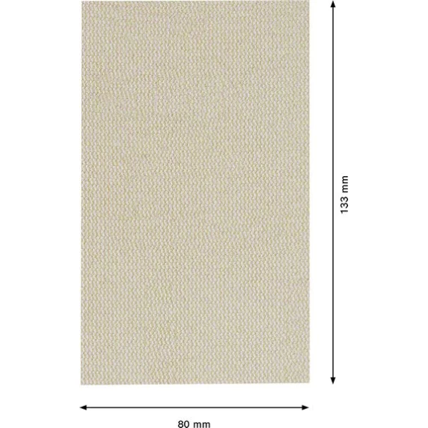Абразивна мрежа EXPERT M480 за виброшлайф 80 x 133 mm, G 150, 10бр, 2608900737, BOSCH