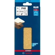 Шкурка EXPERT C470 с 8 отвора, за виброшлайфи, 80 x 133 mm, G 40 10бр, 2608900877, BOSCH