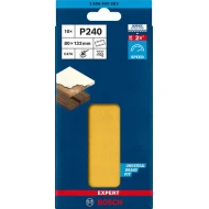 Шкурка EXPERT C470 с 8 отвора за виброшлайф, 80 x 133 mm, G 240 10бр, 2608900883, BOSCH