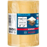 Ролка шкурка за ръчно шлифоване EXPERT C470 115 mm, 5 m, G 180, 2608900900, BOSCH