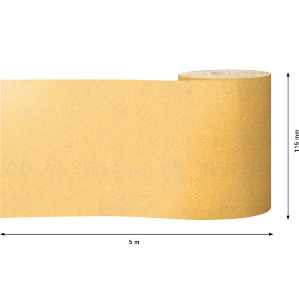 Ролка шкурка за ръчно шлифоване EXPERT C470 115 mm, 5 m, G 180, 2608900900, BOSCH