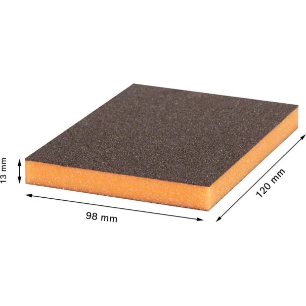 Стандартна абразивна гъба EXPERT S473 98 x 120 x 13 mm, средна зърненост, 2608901171, BOSCH