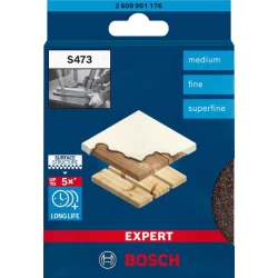Стандартна подложка EXPERT S473 98 x 120 x 13 mm, M, F, SF 3бр, 2608901176, BOSCH