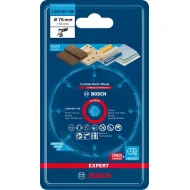 Диск за ъглошлайф 76 мм EXPERT Carbide Multi Wheel, 10 mm, 2608901196, BOSCH