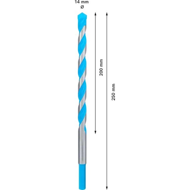 Свредло EXPERT CYL-9 MultiConstruction 14 x 150 x 200 mm, 2608901488, BOSCH