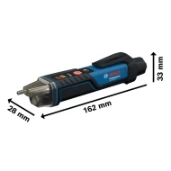 Безконтактен тестер за напрежение GVD 1000-17, 90V до 1000V AC, 0601077000, BOSCH 