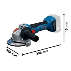 Акумулаторен ъглошлайф GWS 18V-8, 1x4Ah, GAL18V-40,  куфар, 06019N9021, BOSCH