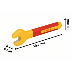 Гаечен ключ изолиран VDE 10 mm, 1600A02NF0, BOSCH