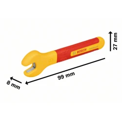 Гаечен ключ изолиран VDE 8 mm, 1600A02NE9, BOSCH