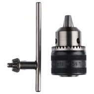 Патронник със зъбен венец до 13mm, 1,5 - 13mm, 1/2" - 20, 1бр, 1608571062, BOSCH