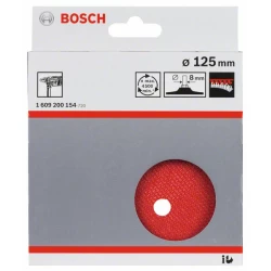 Диск със захват тип „Велкро“, 125 mm, 8 mm, 1 бр, 1609200154, BOSCH