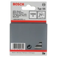 Скоба с тесен гръб тип 55, 6x1,08x16 mm, 1000 бр, 1609200372, BOSCH