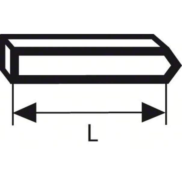 Щифт тип 40, 23 mm, 1000 бр, 1609200390, BOSCH