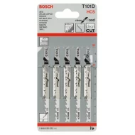 Нож за прободен трион T 101 D, Clean for Wood, 5бр, 2608630032, BOSCH