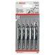 Нож за прободен трион T 111 C, Basic for Wood, 5бр, 2608630033, BOSCH