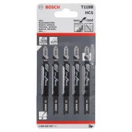 Нож за прободен трион T 119 B, Basic for Wood, 5бр, 2608630037, BOSCH
