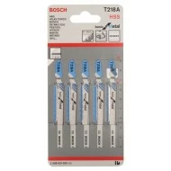 Нож за прободен трион T 218 A, Basic for Metal, 5бр, 2608631032, BOSCH