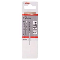 Бургия за дърво спирална 3x33x61mm, Ø3mm, 1бр, 2608596300, BOSCH