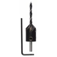 Бургия за дърво спирална със зенкер, Ø4mm, 1бр, 2608596391, BOSCH