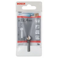 Зенкер конусен HSS с 3 остриета х 90°, Ø12,4x35, HEX 1/4, 1бр, 2608596407, BOSCH