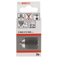 Патронник бързозатягащ до 13mm, 2 - 13mm, 3/8" - 24, 1бр, 2608572060, BOSCH