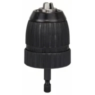 Патронник бързозатягащ до 10mm, 1 - 10mm, 1/4" - 6k, 1бр, 2608572075, BOSCH