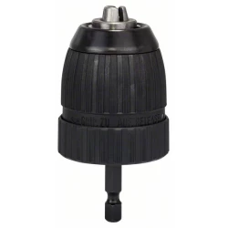 Патронник бързозатягащ до 10mm, 1 - 10mm, 1/4" - 6k, 1бр, 2608572075, BOSCH