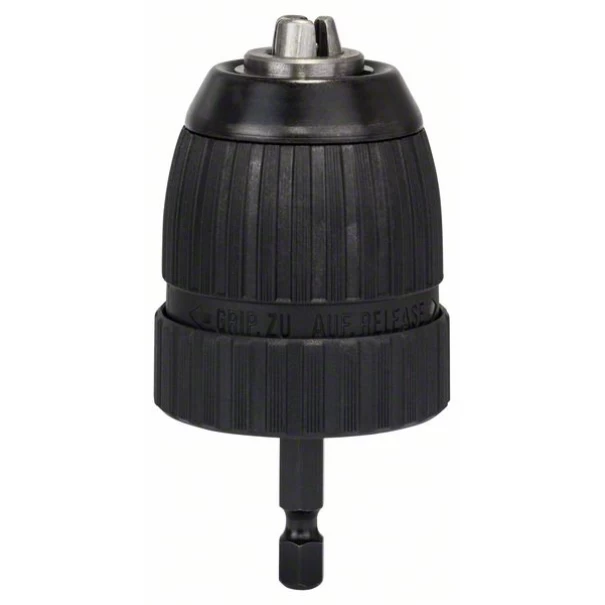 Патронник бързозатягащ до 10mm, 1 - 10mm, 1/4" - 6k, 1бр, 2608572075, BOSCH