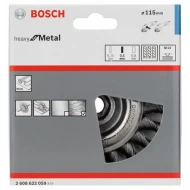 Четка телена дискова, 115 mm, 0,5 mm, 12 mm, M14, 1 бр, 2608622059, BOSCH
