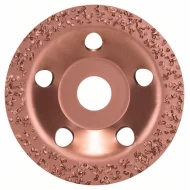 Диск твърдосплавен чашковиден 115 x 22,23 mm; груб, плосък, 2608600175, BOSCH
