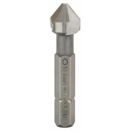 Зенкер конусен HSS с 3 остриета х 90°, Ø10,4x34, HEX 1/4, 1бр, 2608597502, BOSCH