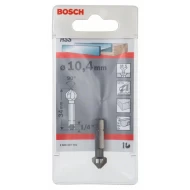 Зенкер конусен HSS с 3 остриета х 90°, Ø10,4x34, HEX 1/4, 1бр, 2608597502, BOSCH