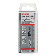 Нож за прободен трион T 101 BR, Clean for Wood, 25бр, 2608633623, BOSCH
