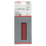 Шкурки за виброшлайф, 10ч, 93x230mm, G120, 2608605298, BOSCH