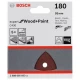Шкурка опаковка, 5 бр, 93 mm, G 120, 2608605602, BOSCH