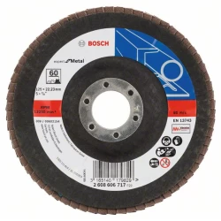 Диск ламелен за ъглошлайф X551, Expert for Metal 125mm, 22,23mm, 60, 2608606717, BOSCH