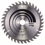 Диск за циркуляр Optiline Wood, 160x20/16x2,6mm, z=36, 1бр, 2608640597, BOSCH