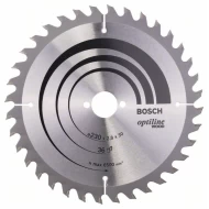 Диск за циркуляр Optiline Wood, 230x30x2,8mm, z=36, 1бр, 2608640628, BOSCH