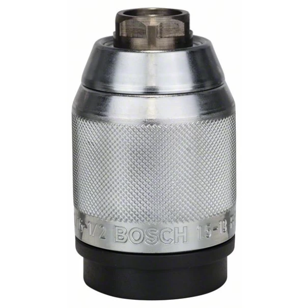 Патронник бързозатягащ, матово хромиран, 1,5 - 13mm, 1/2" - 20, 1бр, 2608572150, BOSCH
