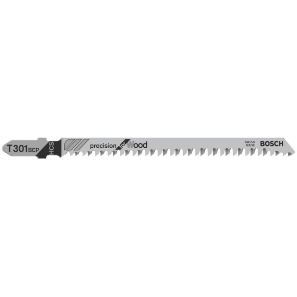 Нож за прободен трион T 301 BCP, Precision for Wood, 3бр, 2608633A33, BOSCH
